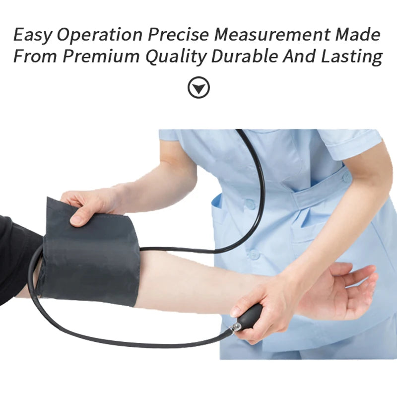 Manual Blood Pressure Monitor Diastolic Sphygmomanometer BP Tensiometer Blood Pressure Sphygmomanomete Cuff Home Health Monitor - Beauty-health Online Shop