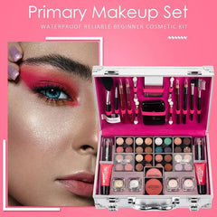 NEW Makeup Set Lipstick Professional Eyeshadow Palette Gift With Cosmetic Bag Travel Portable Long Lasting Full Make Up Gift Set