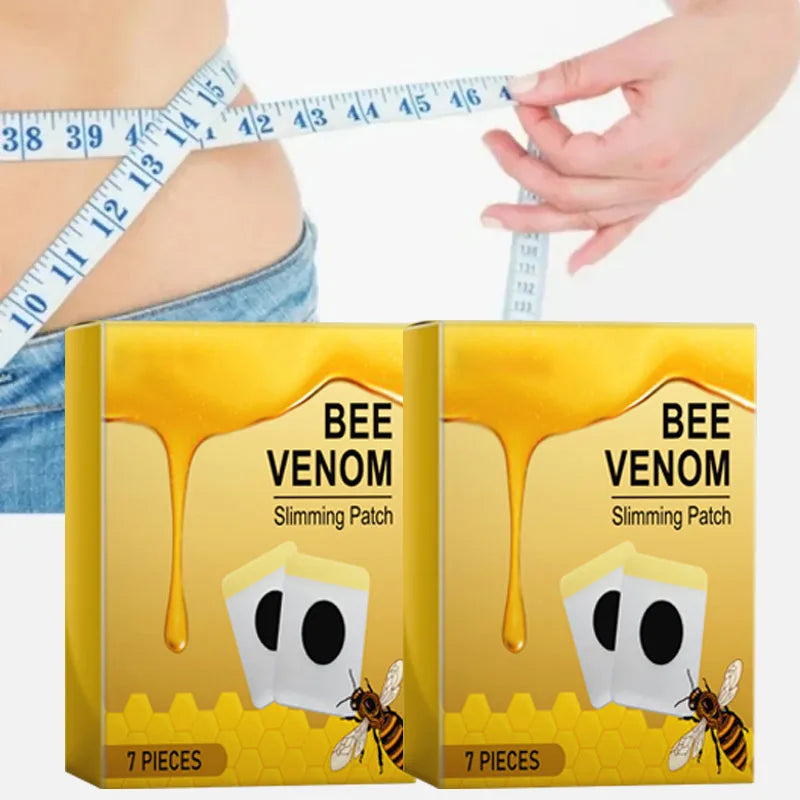 Bee Venom Patches Fast Burning Bee Venom Slimming Patch Improve Stomach Fat Effective Detox Sticker for Female Male Body Care