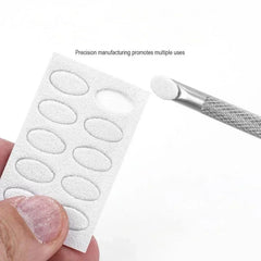 Double-Headed Stainless Steel Cuticle Remover Nail Pusher Exfoliation Prep Tool Clean Dead Skin Circle Bevel Shovel Manicure Pen