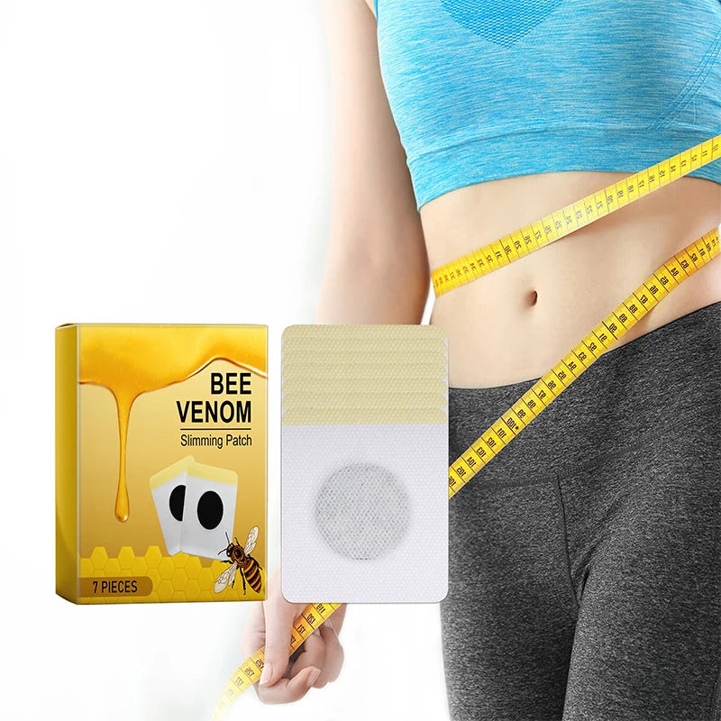 Bee Venom Patches Fast Burning Bee Venom Slimming Patch Improve Stomach Fat Effective Detox Sticker for Female Male Body Care