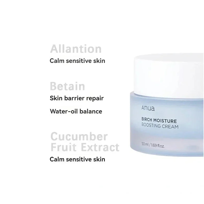 Korean Heartleaf Anua Anti-aging Essence Moisturizing Toner Emulsion Fade Fine Lines Deep Cleaning Facial Cleanser Skin Care Set