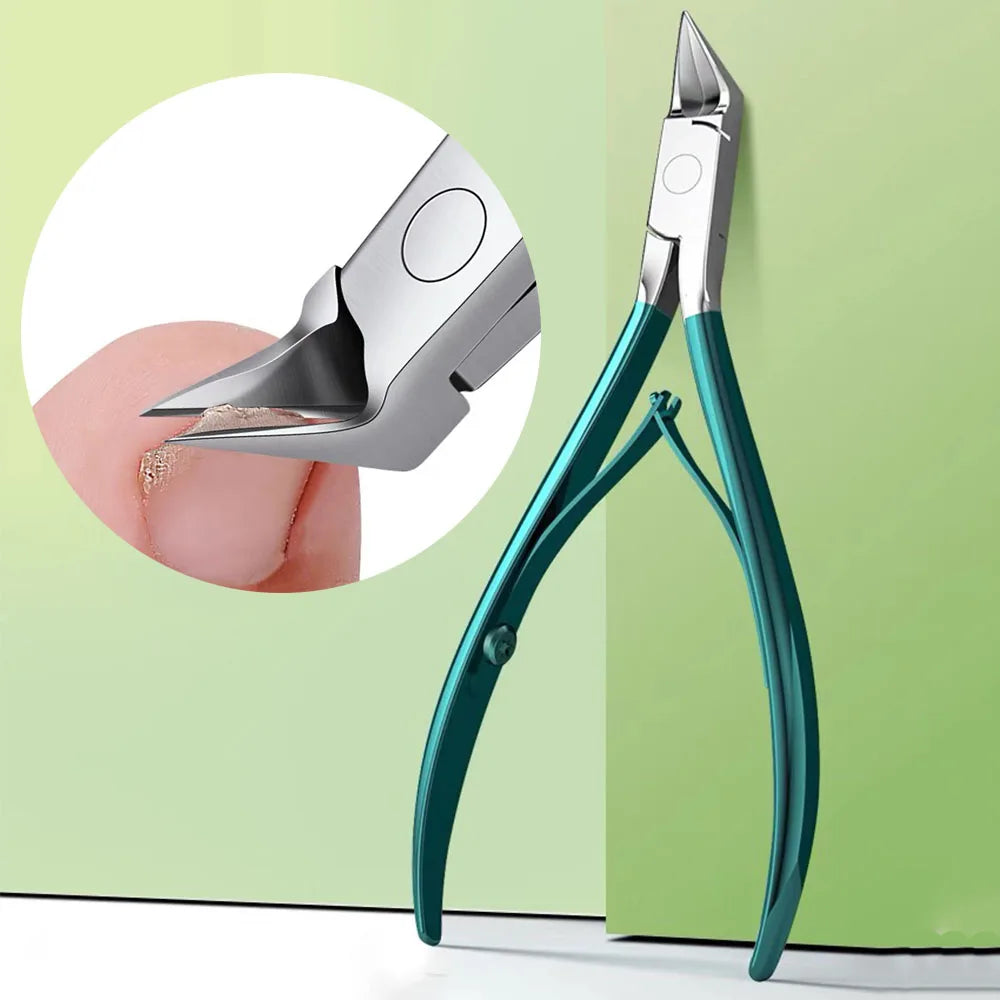 Professional Nail Clipper Cuticle Nippers For Paronychia Stainless Steel Nail Cutters Ingrown Toenail Scissors Manicure Tool