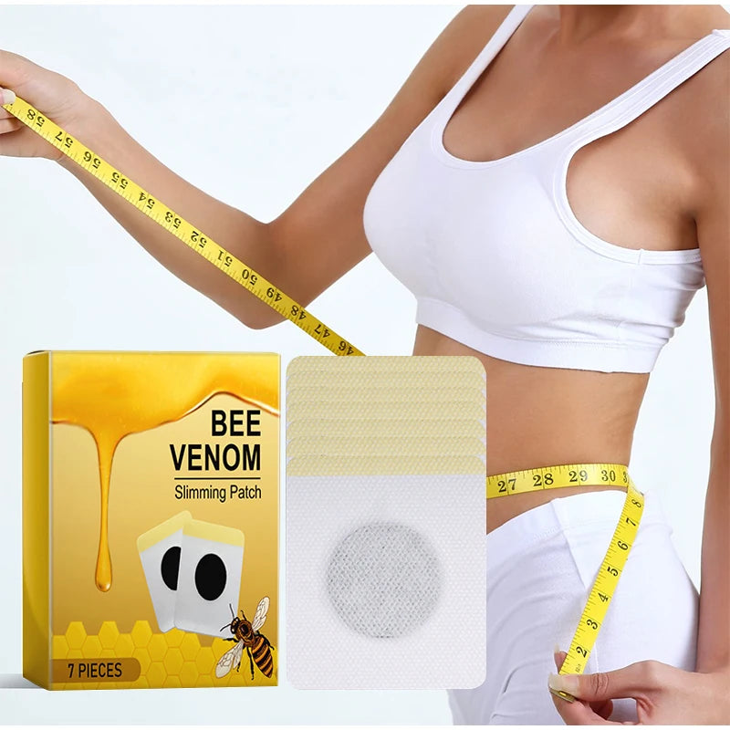 Bee Venom Patches Fast Burning Bee Venom Slimming Patch Improve Stomach Fat Effective Detox Sticker for Female Male Body Care