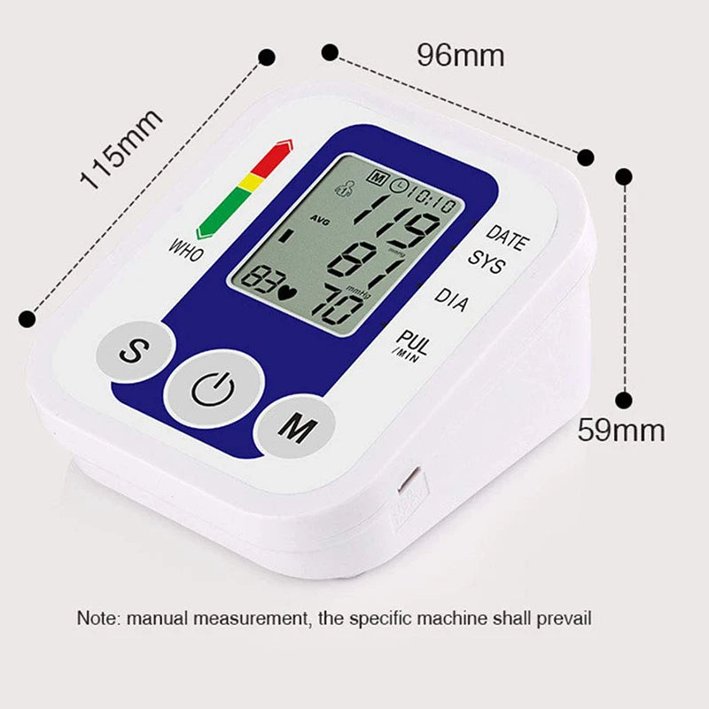 Health Care LCD Blood Pressure Monitor - Beauty-health Online Shop