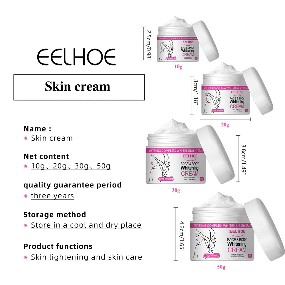 Body Whitening Cream Private Parts Underarm Bleaching Serum Remove Melanin Pigmentation Brighten Inner Thigh Intimate Dark