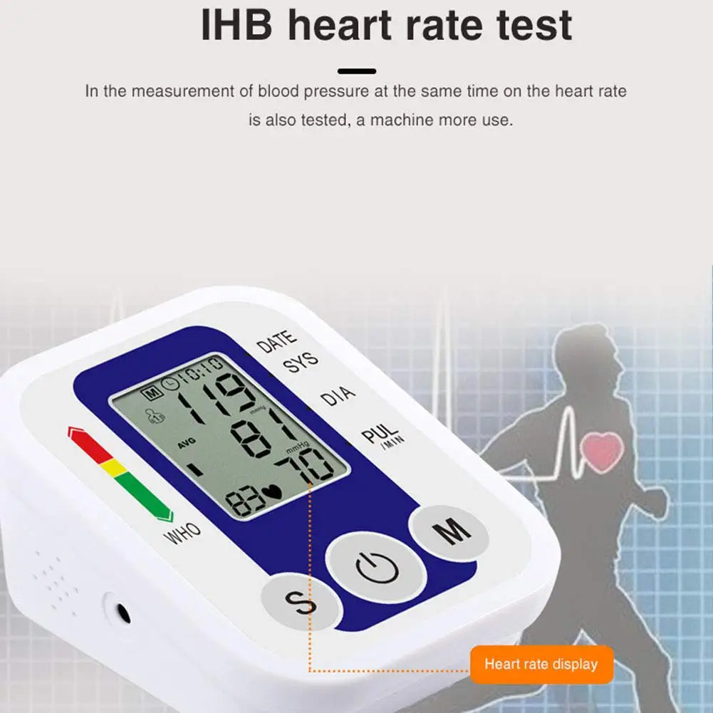 Health Care LCD Blood Pressure Monitor - Beauty-health Online Shop