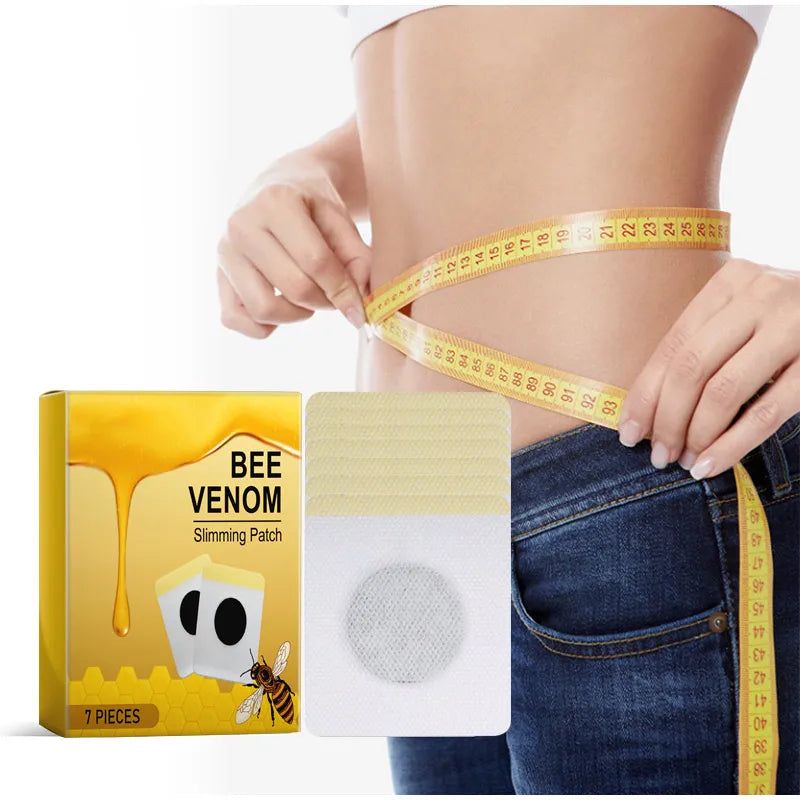 Bee Venom Patches Fast Burning Bee Venom Slimming Patch Improve Stomach Fat Effective Detox Sticker for Female Male Body Care