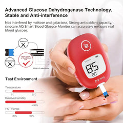 Safe AQ Blood Glucose Meter with Test Strips and Lancets Diabetes Blood Sugar Monitor Glucometer Get results fast 0.6μL sample - Beauty-health Online Shop